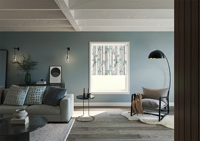 Birch Tree, Sky Blue - Roller Blind - Image 8